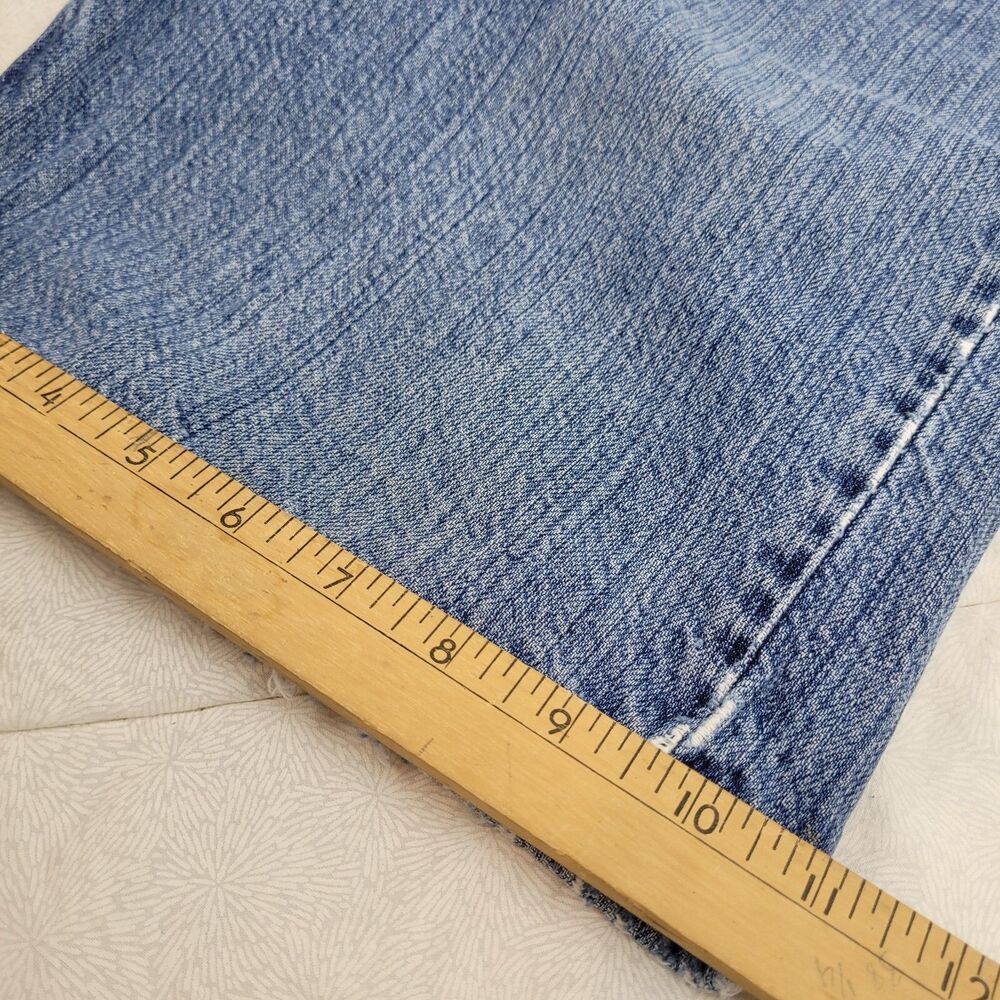 Levi's 550 Relaxed Long Shorts Women's 10 Denim Classic Mom High Waisted Vintage - Picture 6 of 13